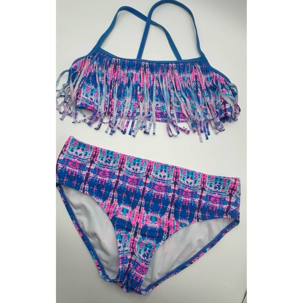 Youth girls size 14 Kanu Surf two piece swimsuit.